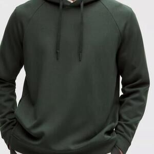 Lululemon Smooth Spacer Classic-Fit Pullover Hoodie ColourBlackened Pine Green